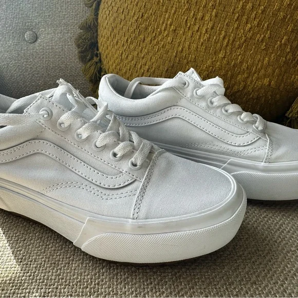 White Platform Sneakers - Picture 9 of 15